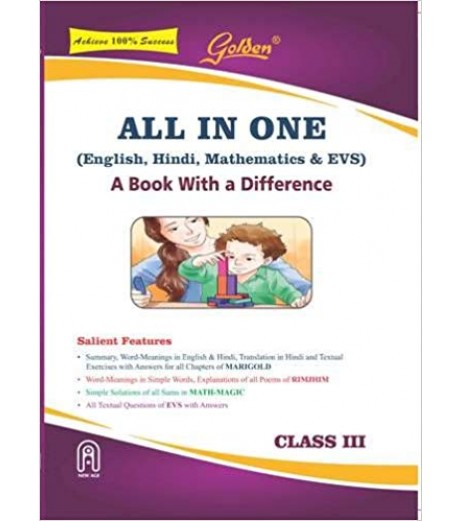 Golden All In One Class-3 (English, Hindi, Mathematics and EVS) Golden Class 3 - SchoolChamp.net
